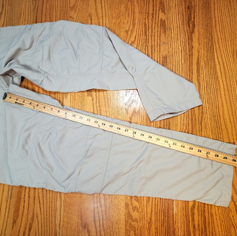The North Face Cargo Pants Pockets Womens Large (26" Elastic Waist) Beige - Picture 7 of 15